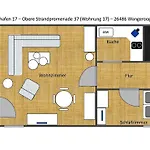 Panorama, Heimathafen 17 - Mit Balkon - Direkt Am * Wangerooge